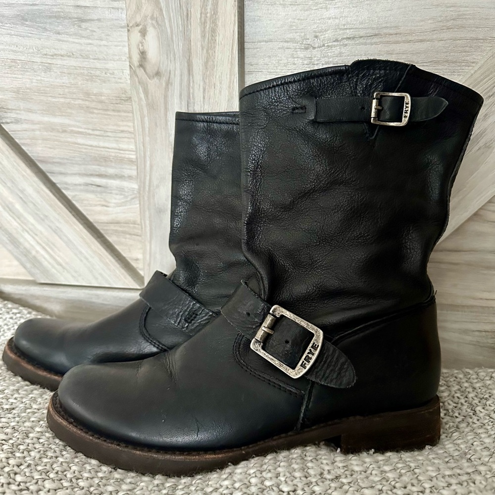 Frye Women's Black Leather Boots
